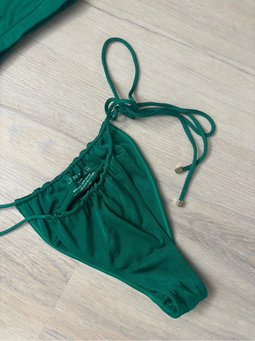 RARE COLOR - Sommer Swim Bikini Anais Top & Naomi Bottom Emerald Green - Picture 5 of 15